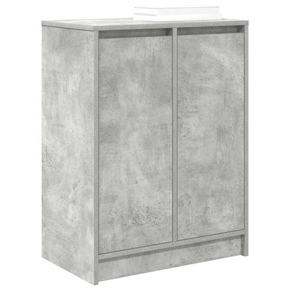 Schuhschrank Betongrau 57x34x76 cm Holzwerkstoff
