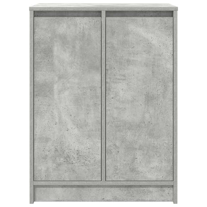 Schuhschrank Betongrau 57x34x76 cm Holzwerkstoff