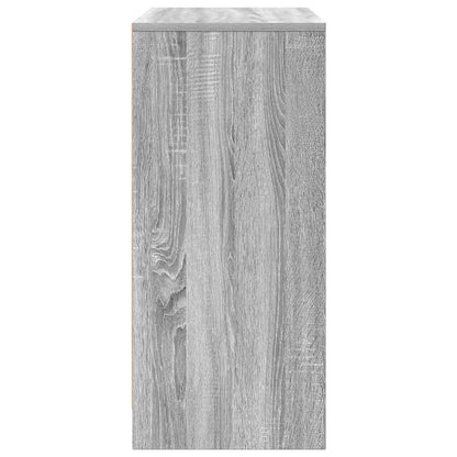 Schuhschrank Grau Sonoma 57x34x76 cm Holzwerkstoff
