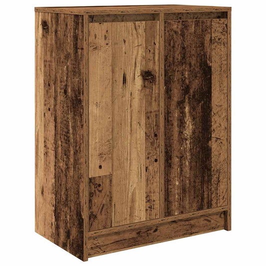 Schuhschrank Altholz-Optik 57x34x76 cm Holzwerkstoff