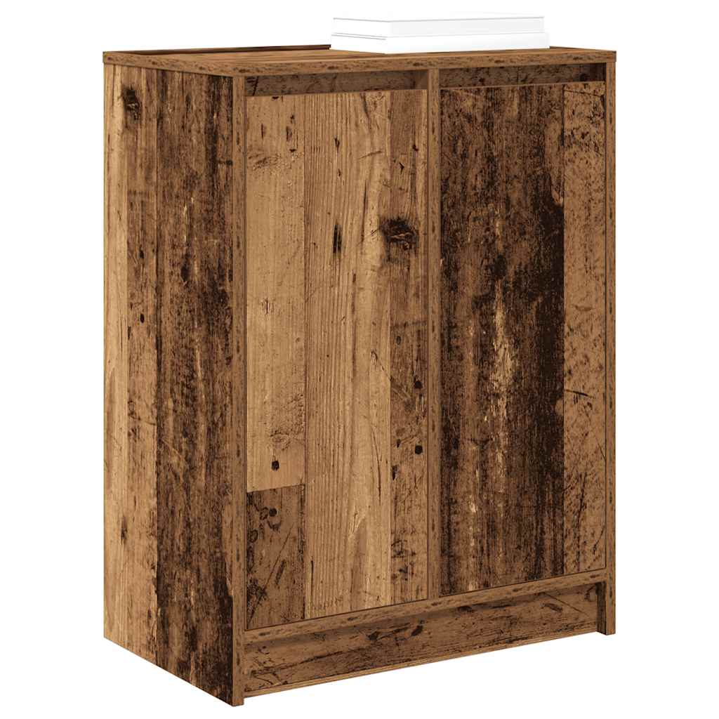 Schuhschrank Altholz-Optik 57x34x76 cm Holzwerkstoff