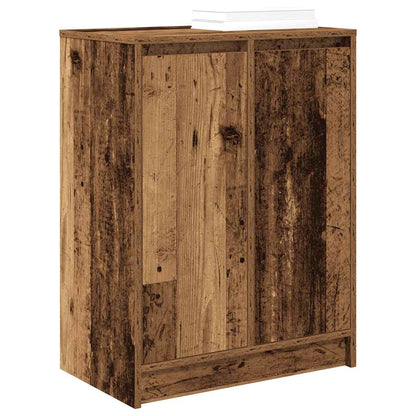 Schuhschrank Altholz-Optik 57x34x76 cm Holzwerkstoff