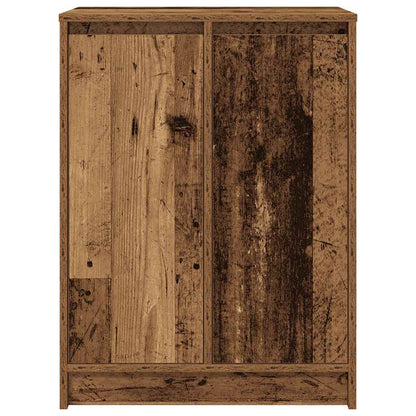 Schuhschrank Altholz-Optik 57x34x76 cm Holzwerkstoff