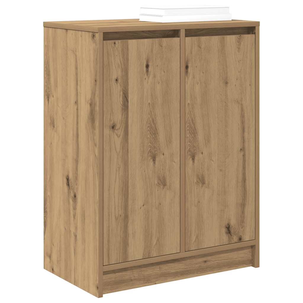 Schuhschrank Artisan-Eiche 57x34x76 cm Holzwerkstoff