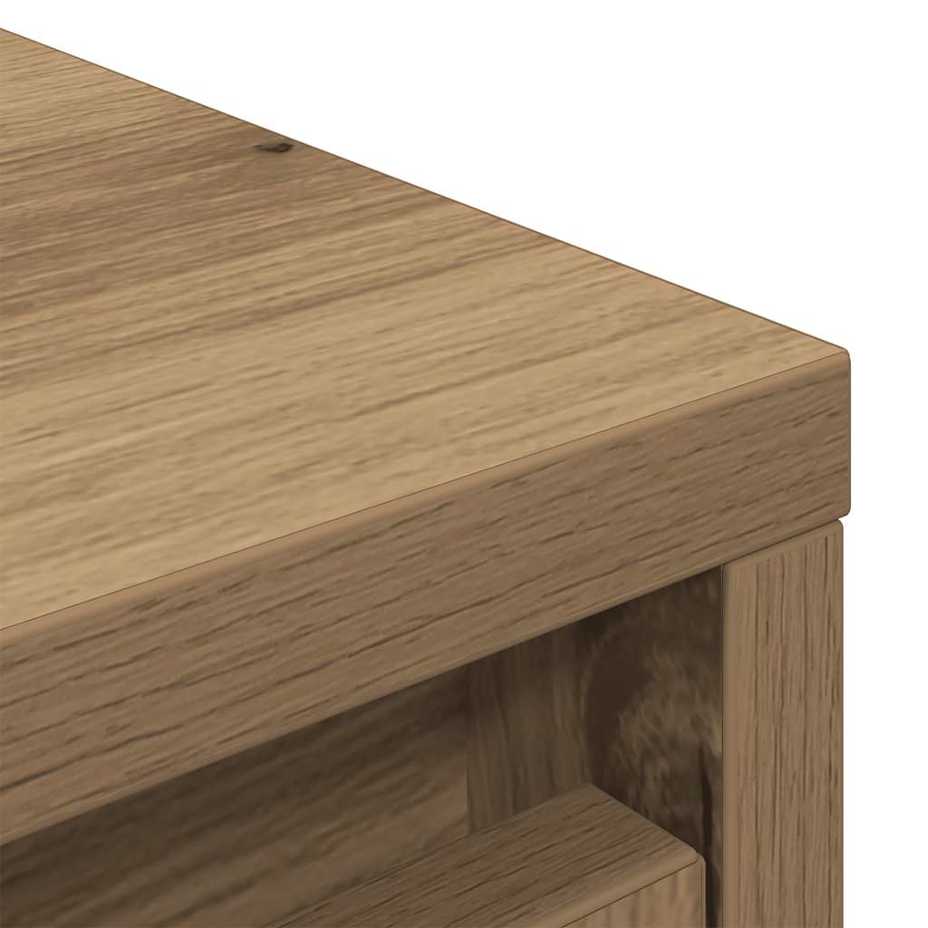 Schuhschrank Artisan-Eiche 57x34x76 cm Holzwerkstoff