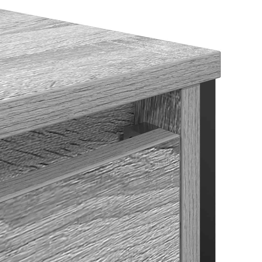 Waschbeckenunterschrank mit Schubladen Grau Sonoma 60x34,5x60cm