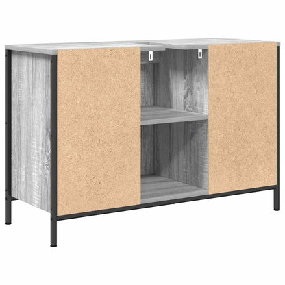 Waschbeckenunterschrank mit Schubladen Grau Sonoma 90x34,5x60cm