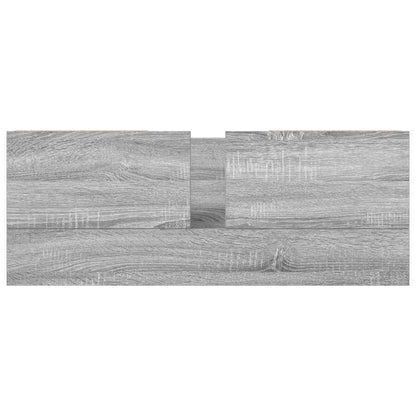 Waschbeckenunterschrank mit Schubladen Grau Sonoma 90x34,5x60cm