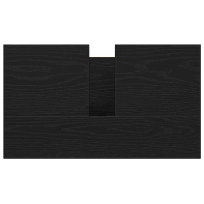 Waschbeckenunterschrank Schwarz 60x34,5x60 cm