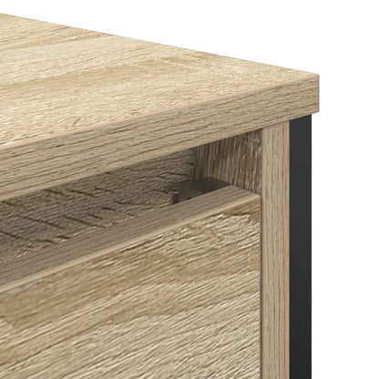 Waschbeckenunterschrank Sonoma-Eiche 60x34,5x60 cm