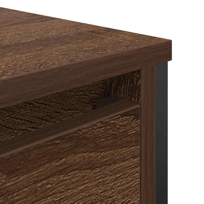 Waschbeckenunterschrank Braun Eichen-Optik 60x34,5x60 cm