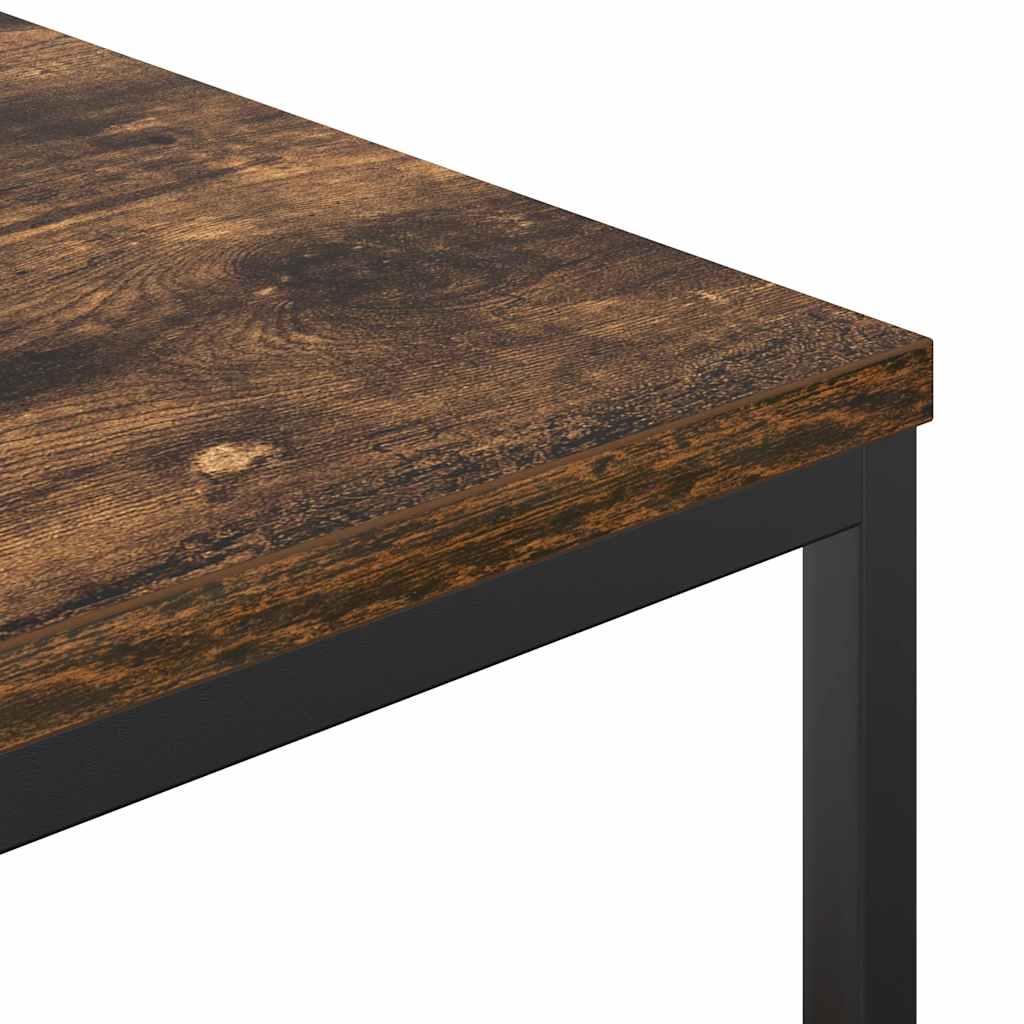 Badschrank mit Regalen Räuchereiche 36x35x95 cm