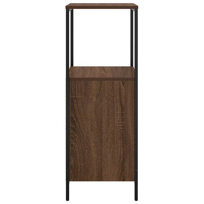 Badschrank mit Regalen Braun Eichen-Optik 36x35x95 cm