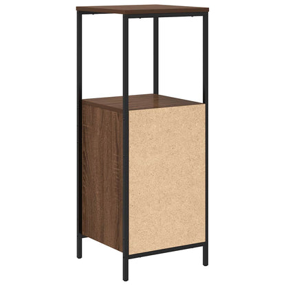 Badschrank mit Regalen Braun Eichen-Optik 36x35x95 cm