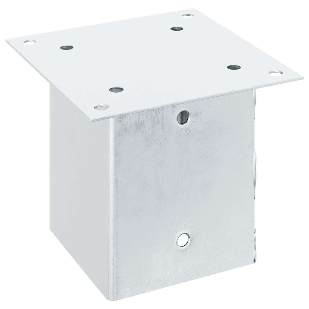 Pfostenträger Quadratisch 12 Stk. 101x101mm Stahl Verzinkt