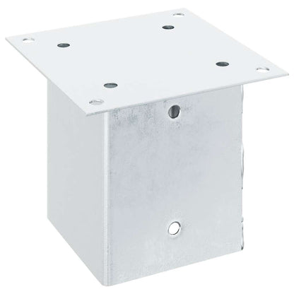 Pfostenträger Quadratisch 12 Stk. 101x101mm Stahl Verzinkt