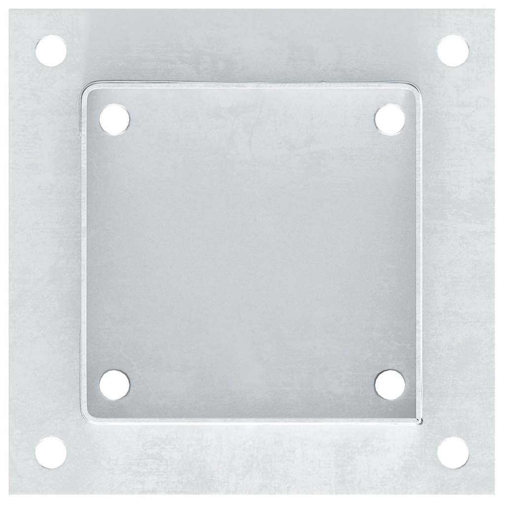 Pfostenträger Quadratisch 12 Stk. 101x101mm Stahl Verzinkt