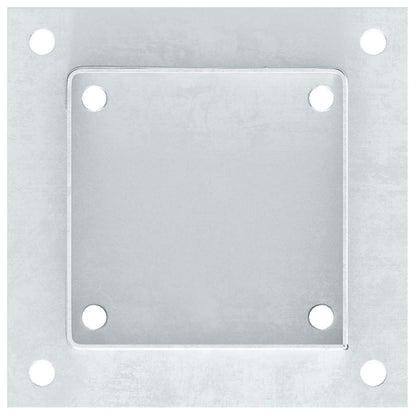 Pfostenträger Quadratisch 12 Stk. 101x101mm Stahl Verzinkt