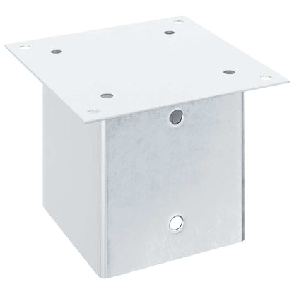Pfostenträger Quadratisch 4Stk. Silber 141x141mm Stahl Verzinkt