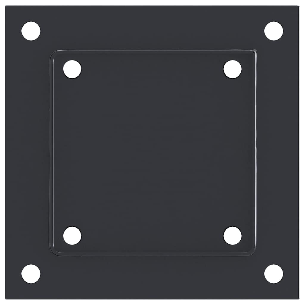 Pfostenträger Quadrat 12 Stk. 101x101mm Stahl Pulverbeschichtet