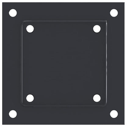 Pfostenträger Quadrat 12 Stk. 101x101mm Stahl Pulverbeschichtet