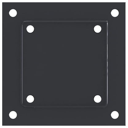 Pfostenträger Quadrat 4 Stk. 121x121 mm Stahl Pulverbeschichtet