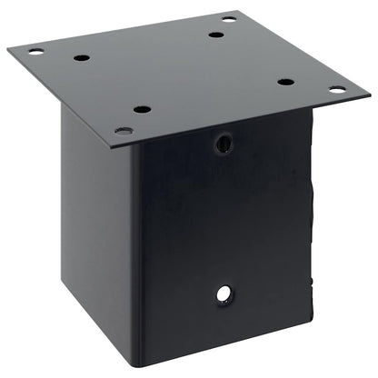 Pfostenträger Quadrat 12 Stk. 121x121mm Stahl Pulverbeschichtet