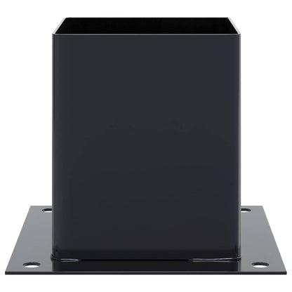 Pfostenträger Quadrat 12 Stk. 121x121mm Stahl Pulverbeschichtet