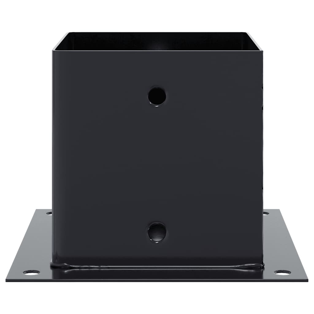 Pfostenträger Quadrat 4 Stk. 141x141 mm Stahl Pulverbeschichtet