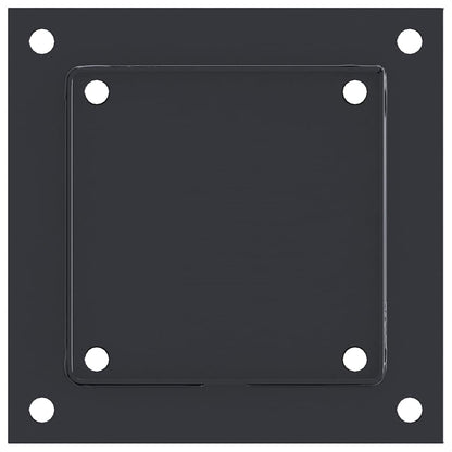Pfostenträger Quadrat 4 Stk. 141x141 mm Stahl Pulverbeschichtet