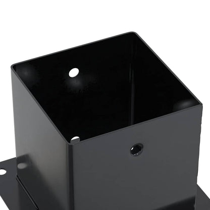 Pfostenträger Quadrat 12 Stk. 141x141mm Stahl Pulverbeschichtet