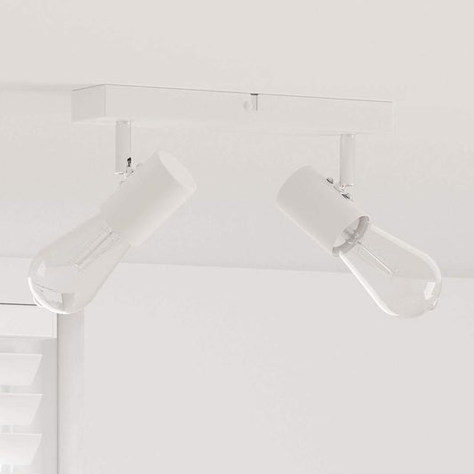 Deckenstrahler Weiß 26 x 6.5 x 11.5 cm Stahl