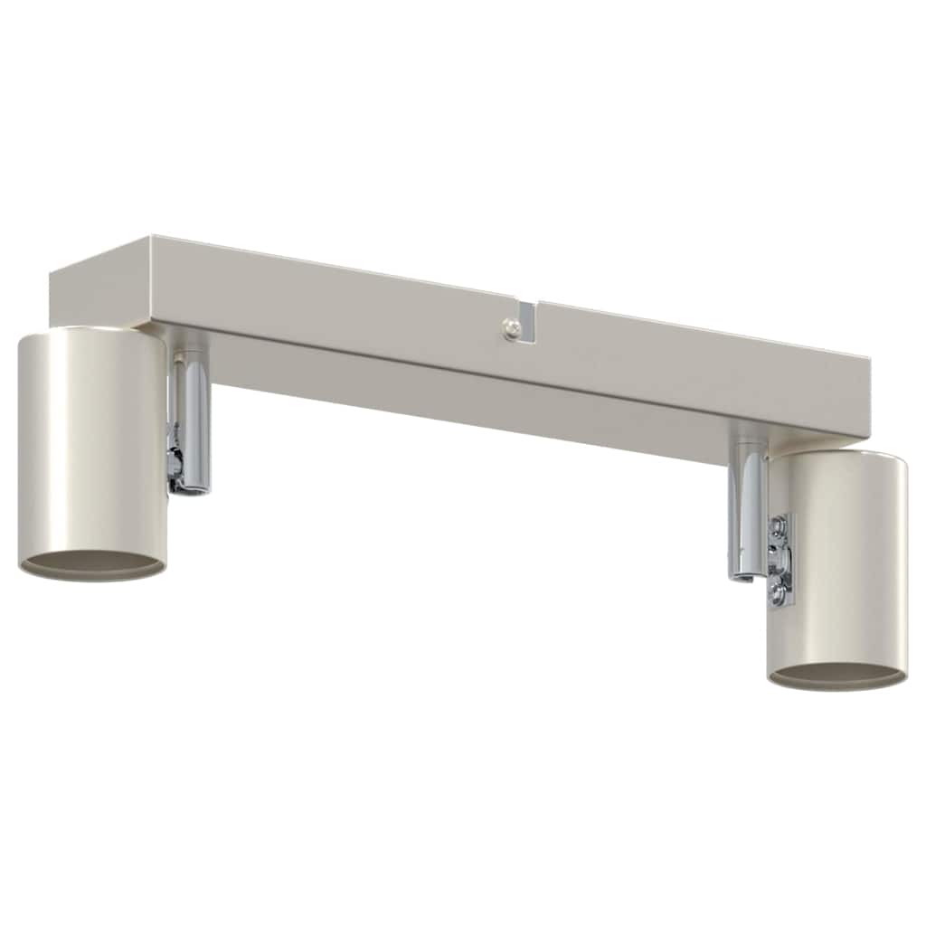 Deckenstrahler Gebürstetes Nickel 26 x 6.5 x 11.5 cm Stahl