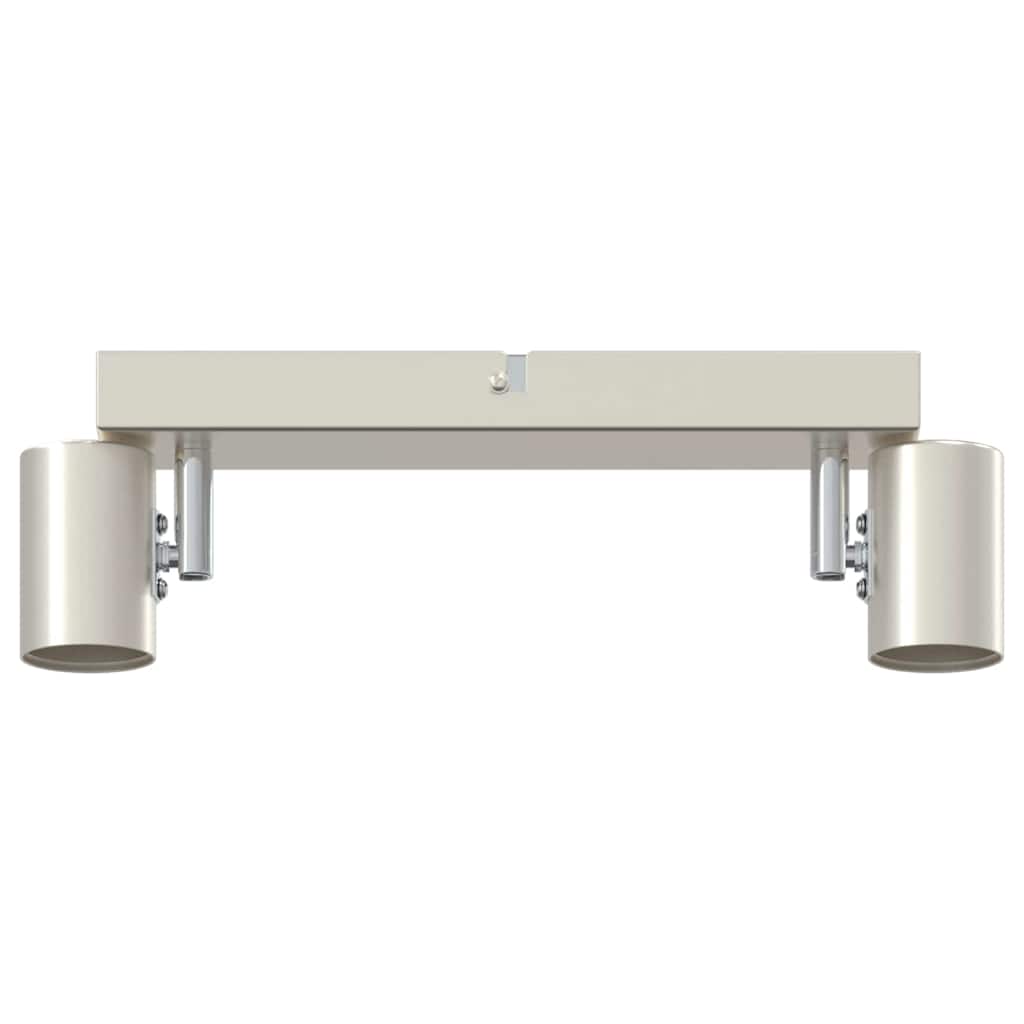 Deckenstrahler Gebürstetes Nickel 26 x 6.5 x 11.5 cm Stahl
