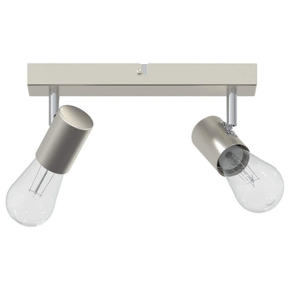 Deckenstrahler Gebürstetes Nickel 26 x 6.5 x 11.5 cm Stahl