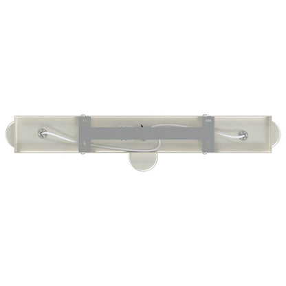 Deckenstrahler Edelstahl gebürstet 38 x 6.5 x 11.5 cm Stahl