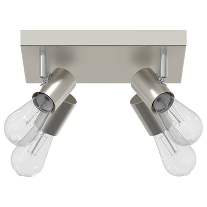 Deckenstrahler Gebürstetes Nickel 26.5 x 26 x 11.5 cm Stahl