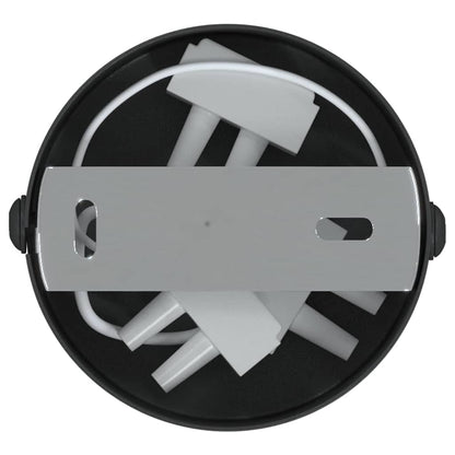 Deckenstrahler Schwarz 6 x 6 x 16.5 cm Stahl