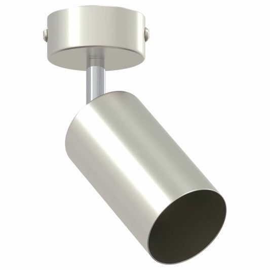 Deckenstrahler Gebürstetes Nickel 6 x 6 x 16.5 cm Stahl