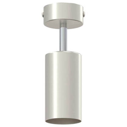 Deckenstrahler Gebürstetes Nickel 6 x 6 x 16.5 cm Stahl