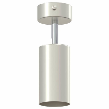 Deckenstrahler Gebürstetes Nickel 6 x 6 x 16.5 cm Stahl