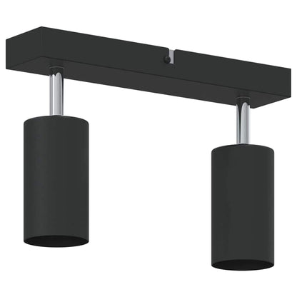 Deckenstrahler Schwarz 26 x 5.5 x 16.5 cm Stahl