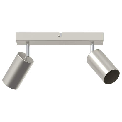 Deckenstrahler Gebürstetes Nickel 26 x 5.5 x 16.5 cm Stahl