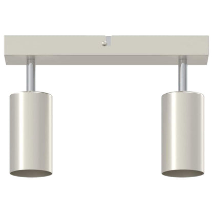 Deckenstrahler Gebürstetes Nickel 26 x 5.5 x 16.5 cm Stahl