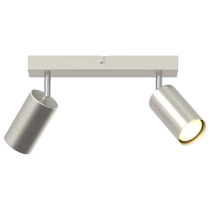Deckenstrahler Gebürstetes Nickel 26 x 5.5 x 16.5 cm Stahl