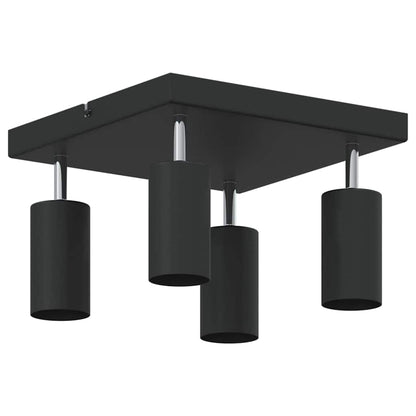 Deckenstrahler Schwarz 26 x 26 x 16.5 cm Stahl