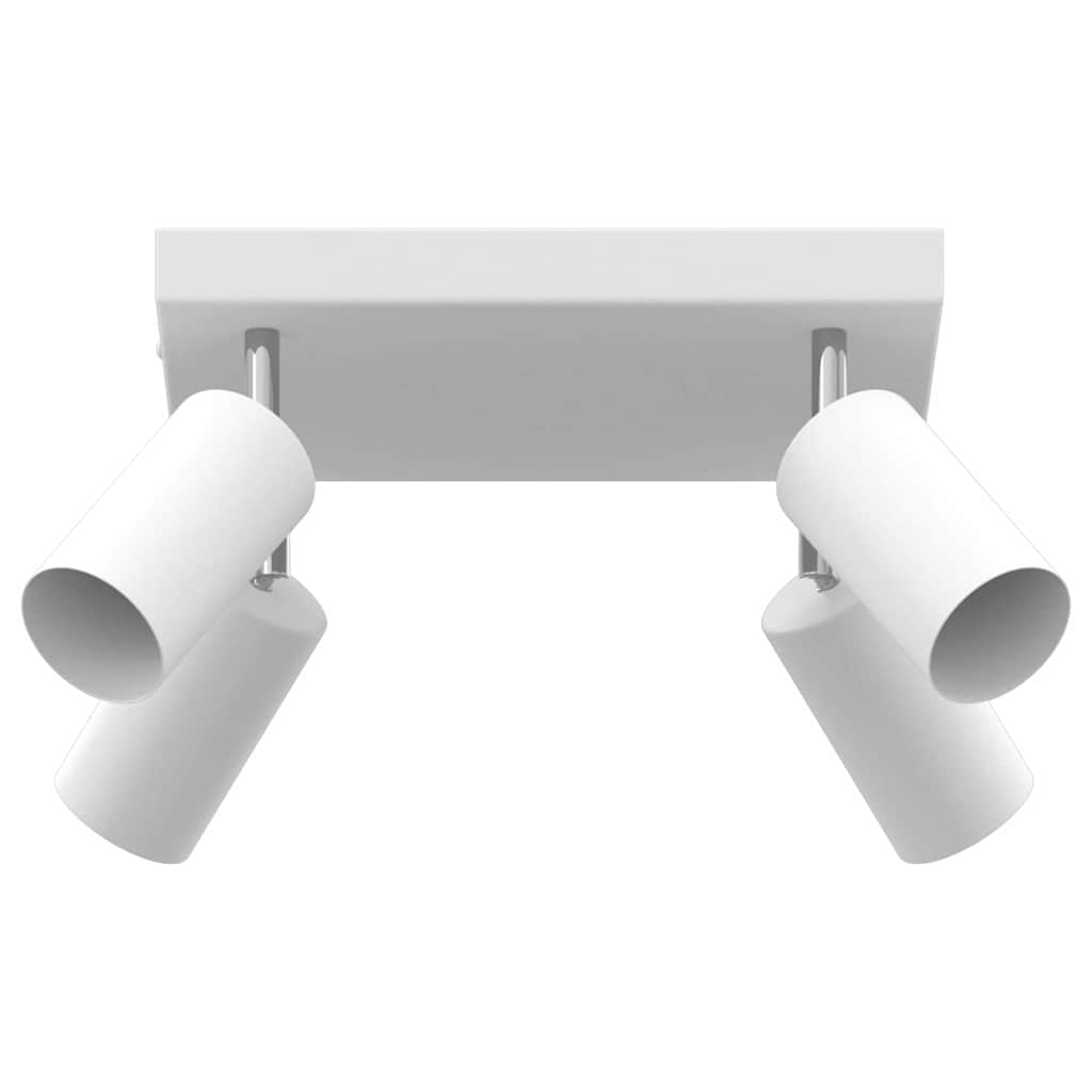 Deckenstrahler Weiß 26 x 26 x 16.5 cm Stahl