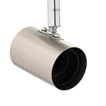 Deckenstrahler Gebürstetes Nickel 26 x 26 x 16.5 cm Stahl