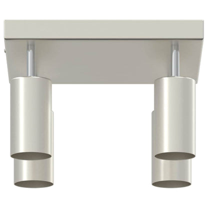 Deckenstrahler Gebürstetes Nickel 26 x 26 x 16.5 cm Stahl