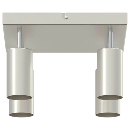 Deckenstrahler Gebürstetes Nickel 26 x 26 x 16.5 cm Stahl